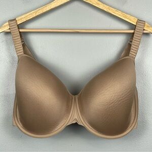 ThirdLove beige 24/7 Classic T-Shirt underwire adjustable strap bra, 36H.